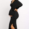 Maternity Nursing Dress Sweater Dress for Women Wedding Guest Dress Baby Shower Maternity Photoshoot Outfits
