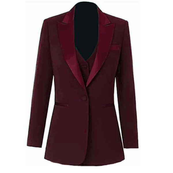 Women's 3 Pieces Pants Suit Office Lady Suit Blazer Vest Pants Business Suit Casual for Women Tuxedo Suits Set
