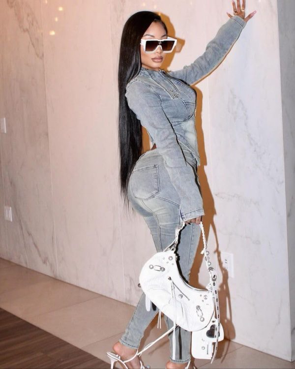 Women's Two Piece Set Denim Outfits Long Sleeve Zip Up Cropped Jean Jacket Bodycon Pants Fall Y2K Outfits Tracksuit