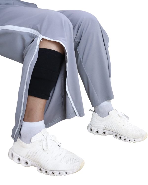 Tear Away Pants for Men Side Zipper Lightweight Pants Zip Leg Sweatpants Breakaway Post Surgery Recovery Zipper Pants