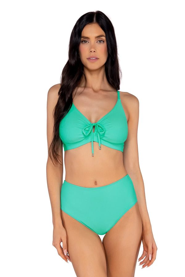 Women's Seamless High-Waist Bikini Bottom