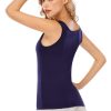 Basic Tank Tops for Women Undershirts Tanks Top Lightweight Camis Tank Tops 4-Pack