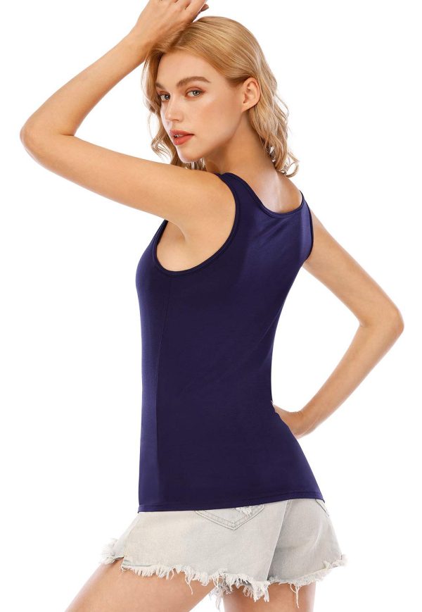 Basic Tank Tops for Women Undershirts Tanks Top Lightweight Camis Tank Tops 4-Pack
