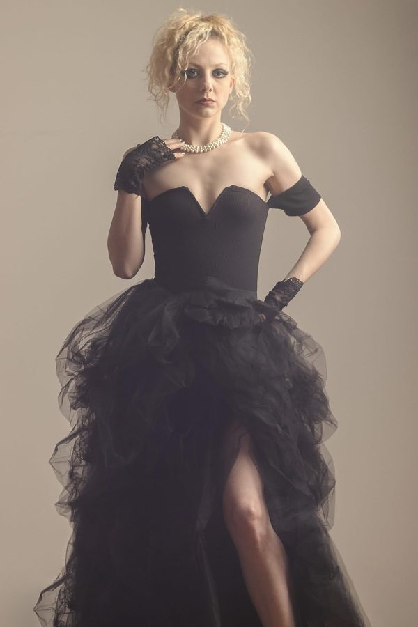 Wedding Planning Women's Long Maxi Tulle Special Occasion Bustle Night Out Black Skirt