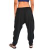 Casual Lounge Pants Yoga Harem Trousers Men Women 2 Pockets