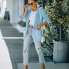 61QoEGjuzmL.jpg Women's 2 Piece Open Front Long Sleeve Blazer and Solid Short Pants Suit Sets