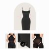61j1mJsKNL.jpg Summer Maxi Dress for Women - Cocktail Shapewear Dresses Built-in Bra Adjustable Straps Vacation Long Slip