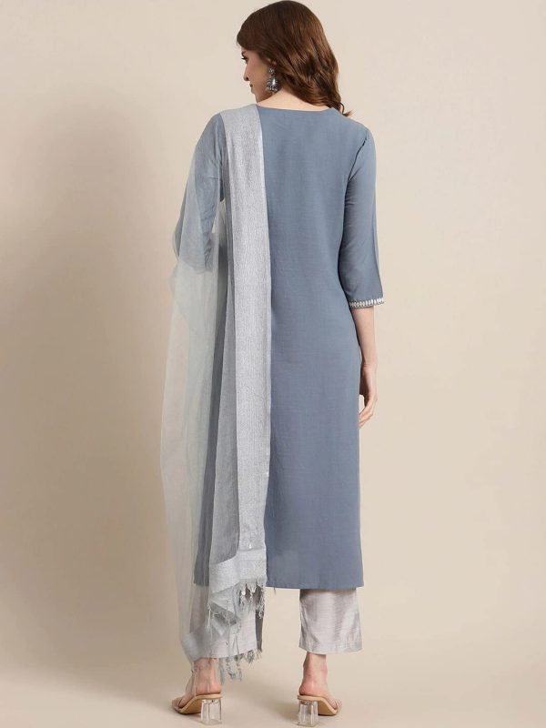 kurti set for women with dupatta party wear indian style kurta set for women