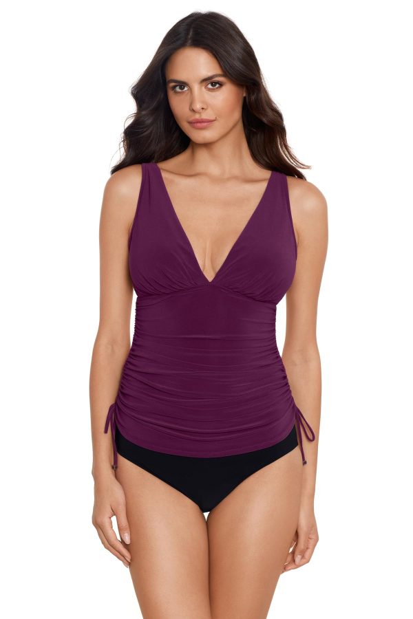 Women's Solid Dani Soft Cup Tankini Top Separate