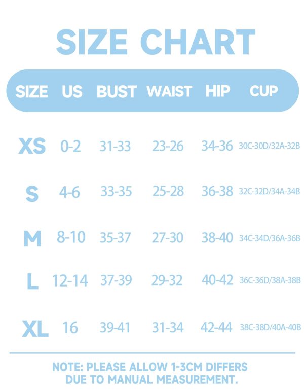 Womens One Piece Swimsuit Tummy Control Bathing Suit Sexy Deep V Neck Cheeky High Cut Swimwear