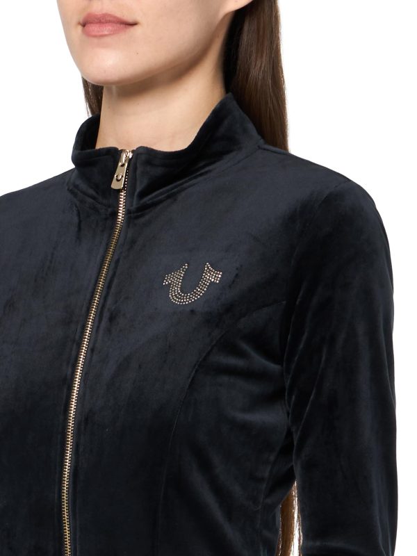 Women's Crystal TR Velour Track Jckt​