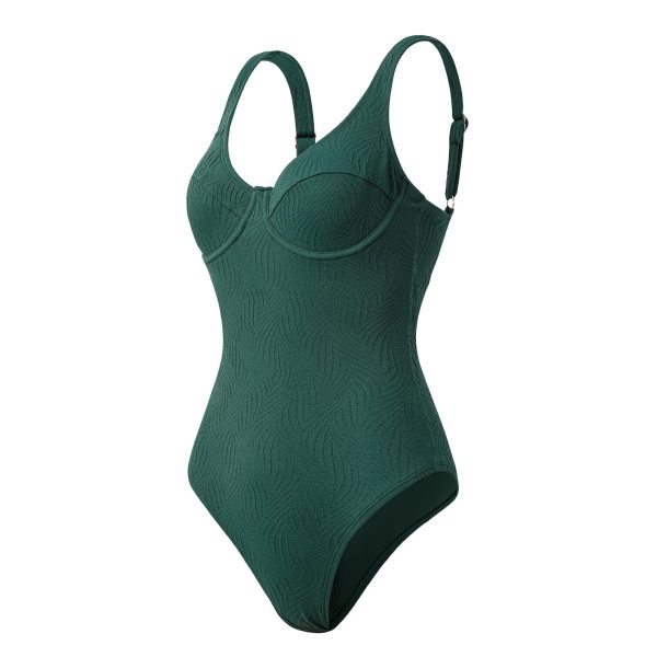 Womens One Piece Swimsuit Tummy Control Bathing Suit Sexy Deep V Neck Cheeky High Cut Swimwear