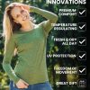Merino Wool Base Layer Women - 100% Merino Wool Heavyweight, Midweight, Lite Long Sleeve Thermal Shirt and Socks