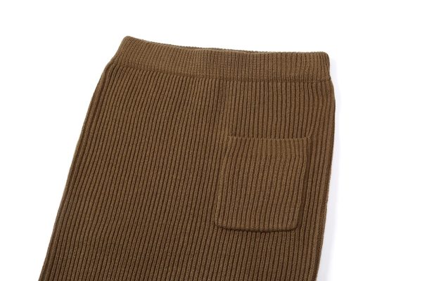 Women's Turtleneck 2 Piece Outfits Ribbed Knit Sweater Midi Pencil Skirt Set