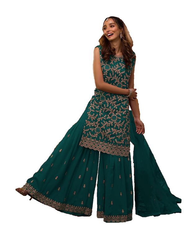 indian tradition plus size Party/Wedding Night Ready to Wear Salwar Kameez Suit for Women 2621-O