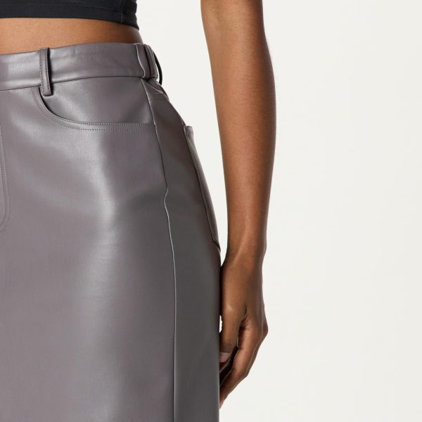 Women's Larissa Vegan Leather Maxi Skirt