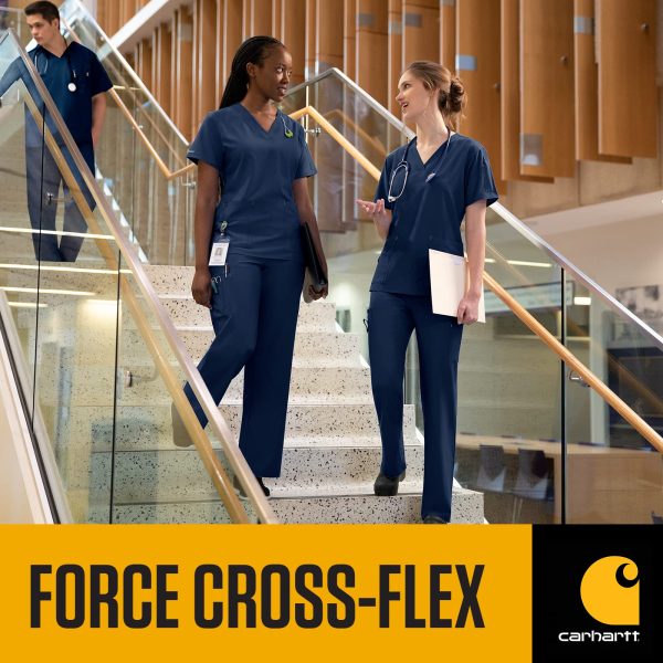 Women's Cross-Flex Media Scrub Top