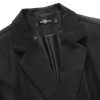 Women's Suit Outfits Set 2 Piece Ruffle Blazer with Pants Suit Set Long Sleeve Business Casual