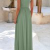 81ZxUnlbBDL.jpg Women's Summer Bodycon Maxi Dress 2025 Sleeveless Ruffle Mermaid Cocktail Wedding Guest Formal Long Dresses