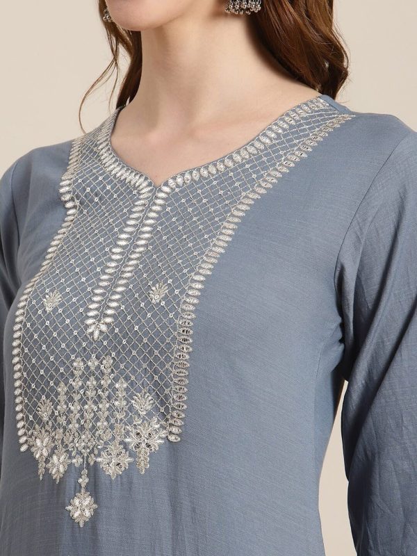 kurti set for women with dupatta party wear indian style kurta set for women
