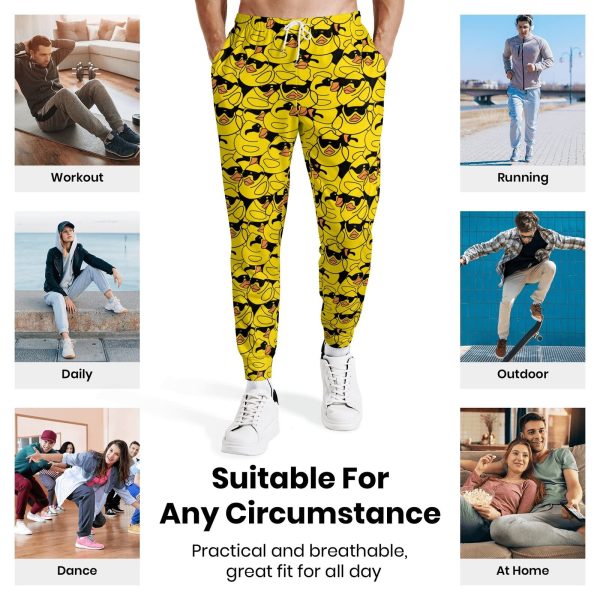 Joggers for Men Funny Pants Casual Track Pants Rave Outfit Athletic Trousers
