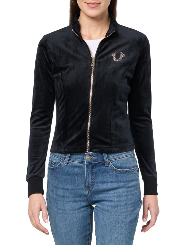Women's Crystal TR Velour Track Jckt​