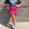 81n9dAtIvyL.jpg Women's Rhinestone Fringe Mini Skirt with Belt