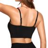 81sn5cN7ZmL.jpg Women's Bikini Top V Neck Adjustable Spaghetti Straps Swimsuit Padded Athletic Bathing Suit
