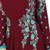 Women's Georgette Embroidery Anarkali Suit Set Stitched