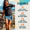91MOjm7CypL.jpg Length 1 - Wrap Skirt for Women - Quick Dry Swim Cover-Up with Side Pocket - Lightweight for Beach & Travel