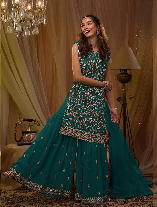 indian tradition plus size Party/Wedding Night Ready to Wear Salwar Kameez Suit for Women 2621-O